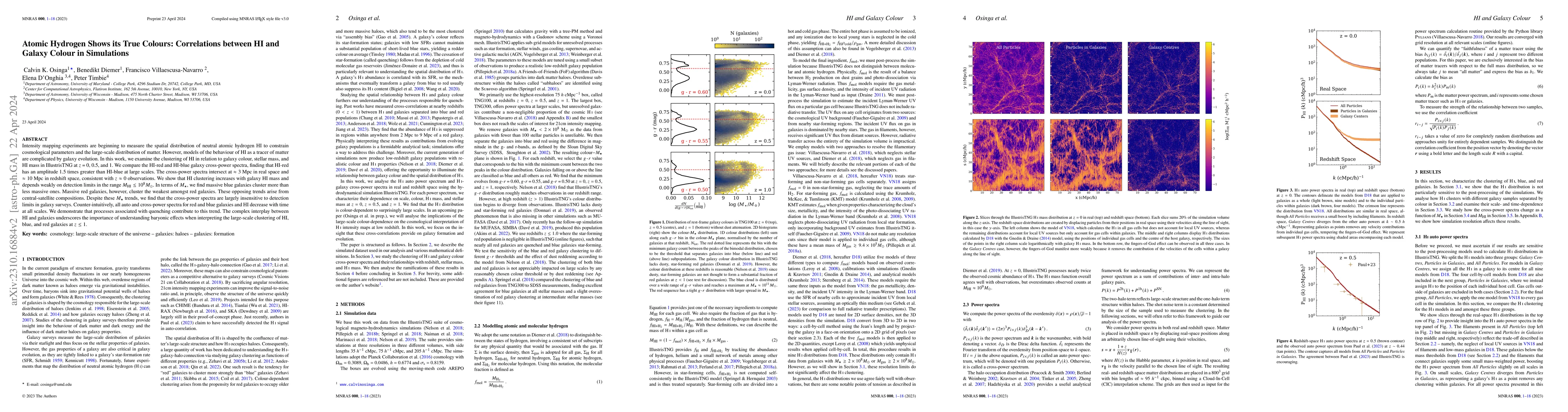 Thumbnail for Atomic Hydrogen Shows its True Colours: Correlations between HI and
  Galaxy Colour in Simulations