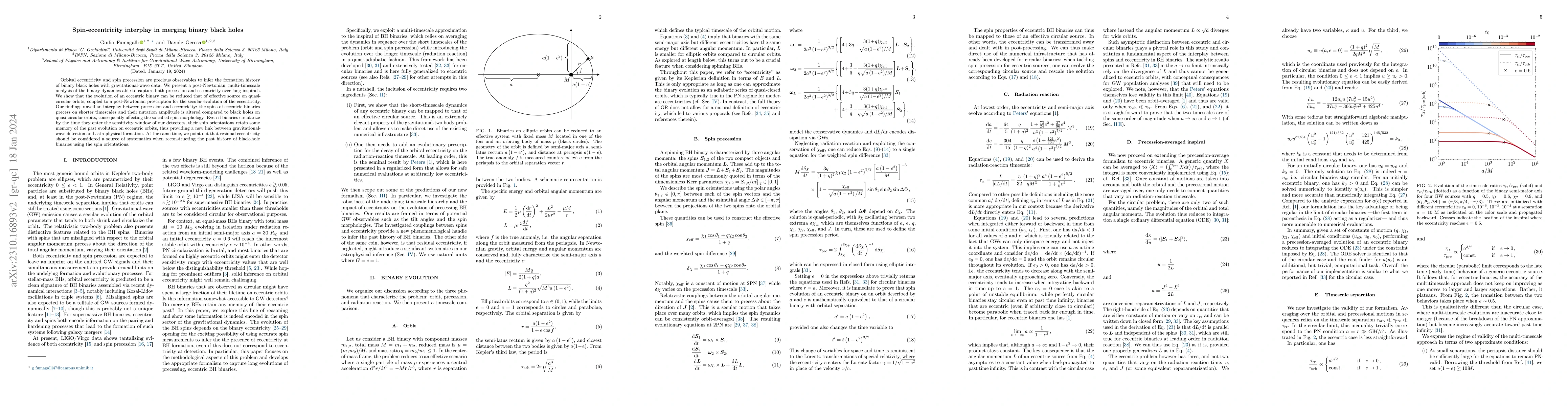 Thumbnail for Spin-eccentricity interplay in merging binary black holes