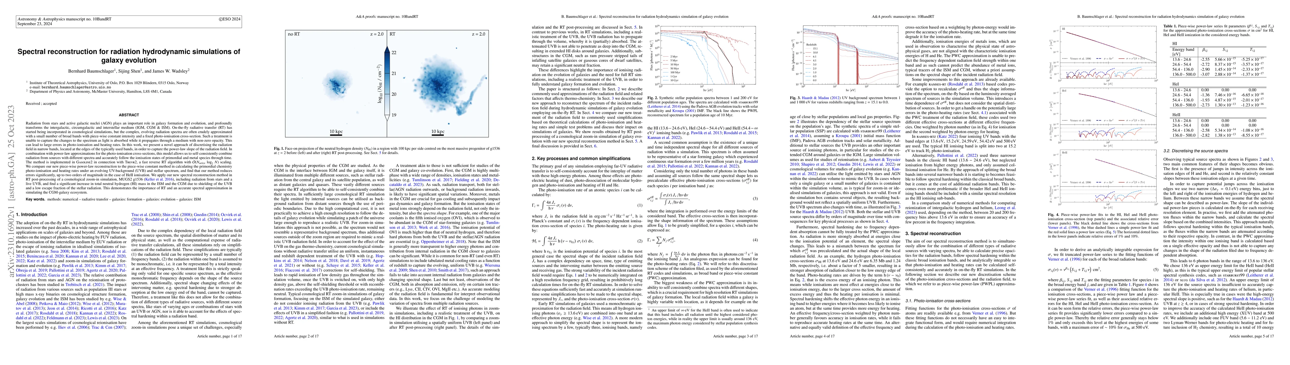 Thumbnail for Spectral reconstruction for radiation hydrodynamic simulations of galaxy
  evolution