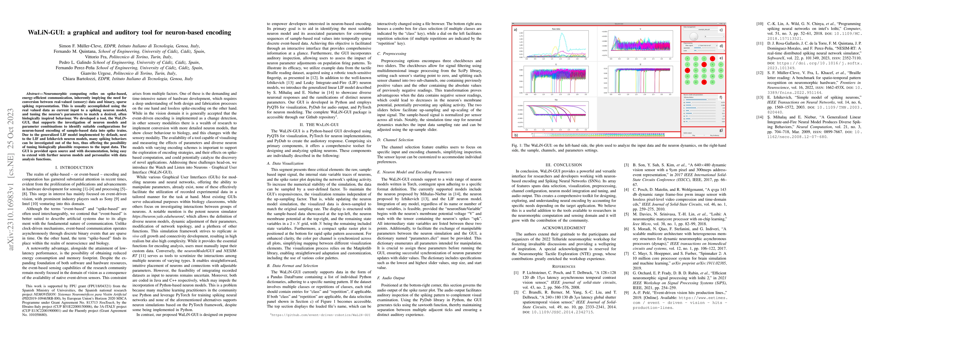 Thumbnail for WaLiN-GUI: a graphical and auditory tool for neuron-based encoding