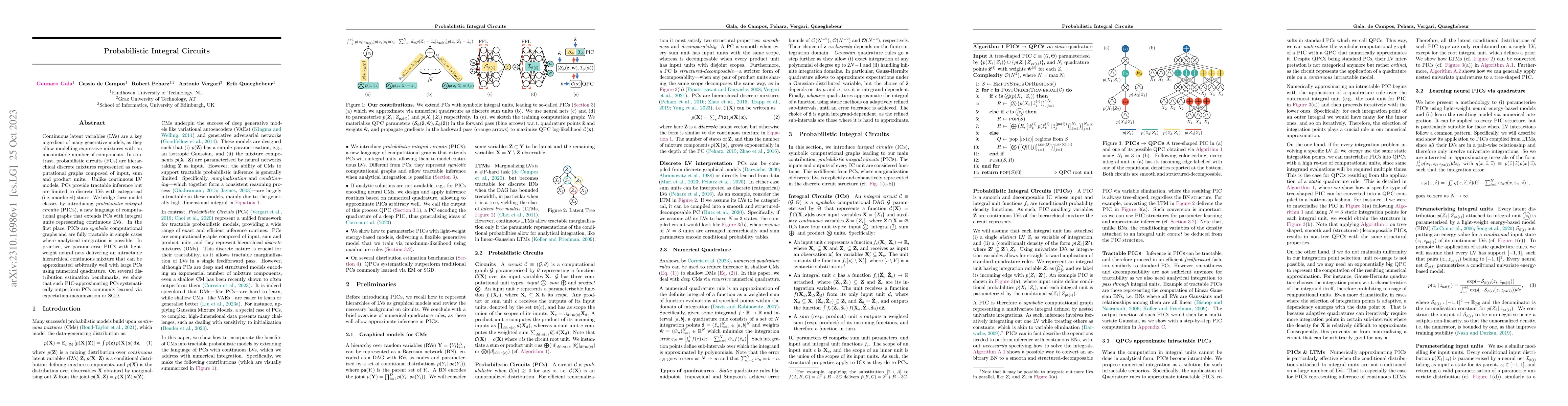 Thumbnail for Probabilistic Integral Circuits