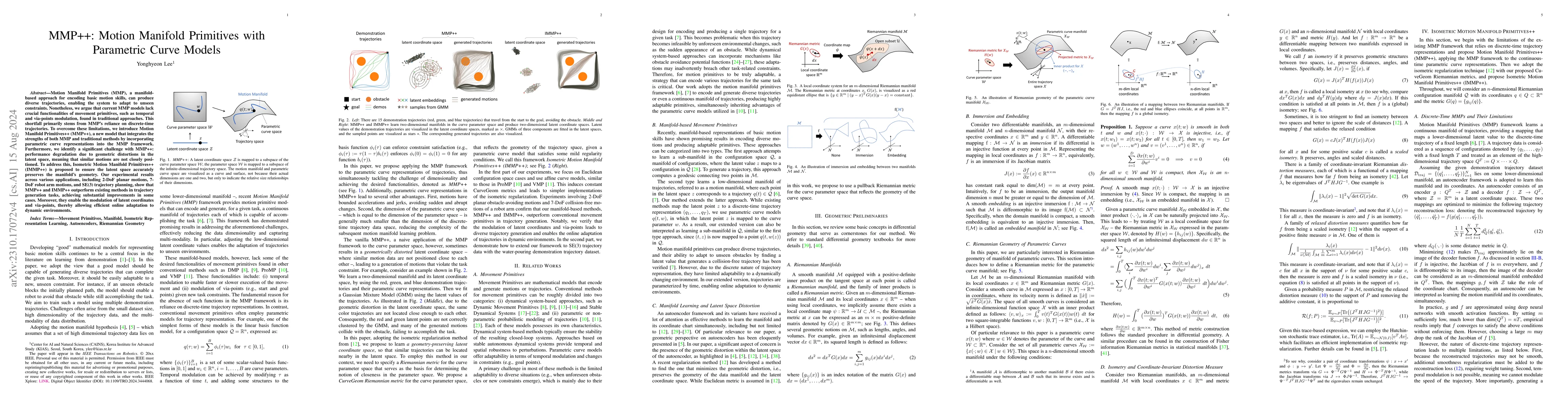 Thumbnail for MMP++: Motion Manifold Primitives with Parametric Curve Models