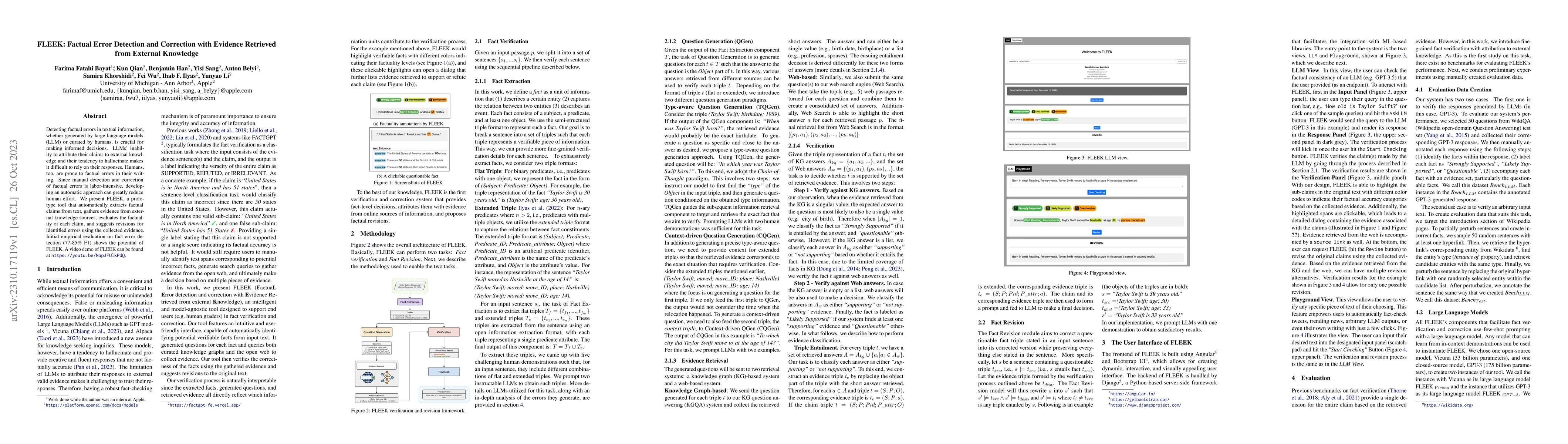 Thumbnail for FLEEK: Factual Error Detection and Correction with Evidence Retrieved
  from External Knowledge