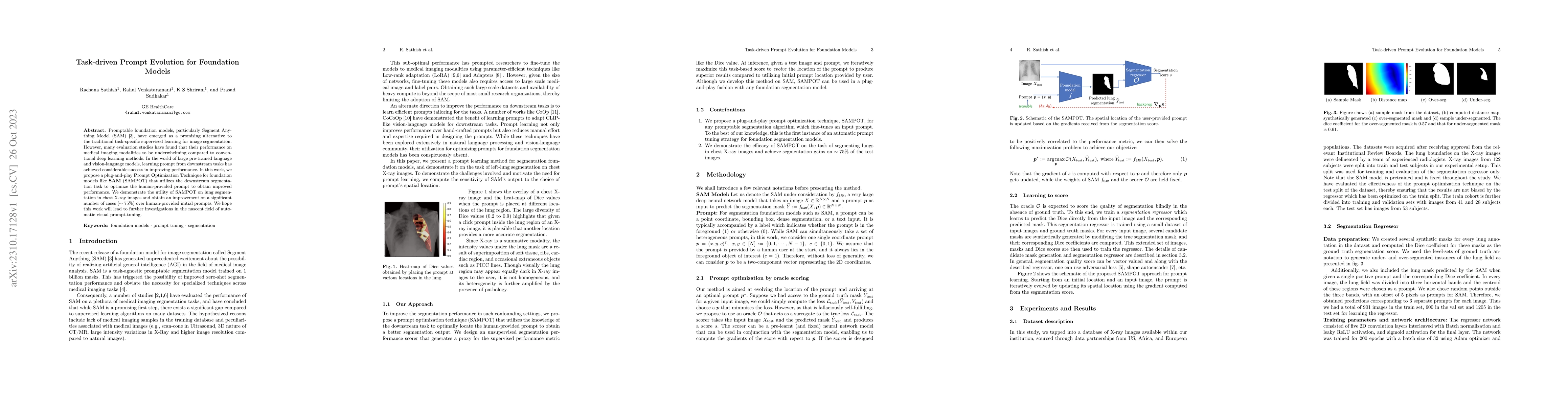 Thumbnail for Task-driven Prompt Evolution for Foundation Models