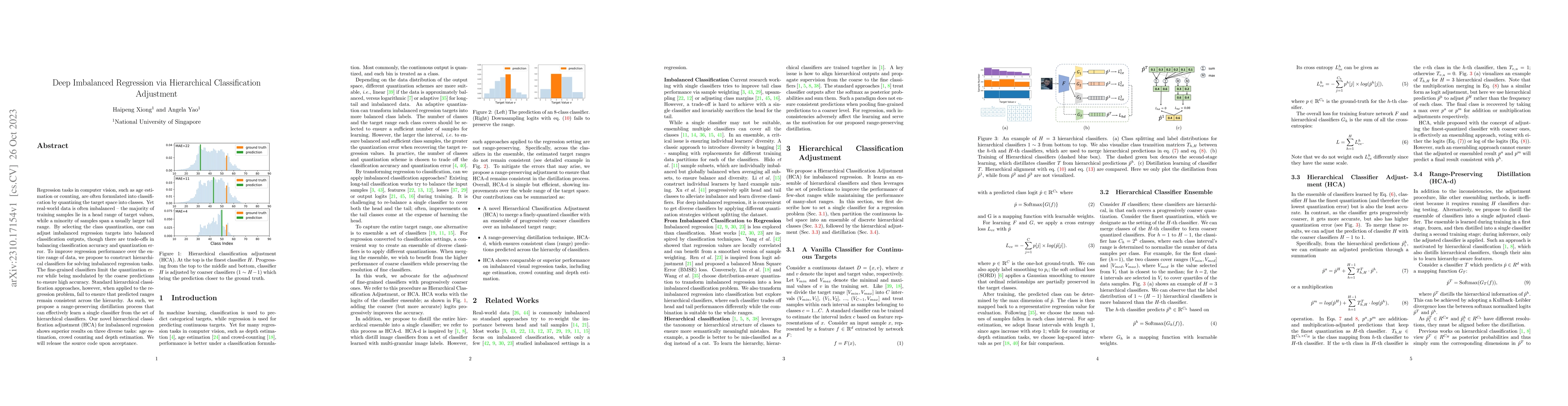 Thumbnail for Deep Imbalanced Regression via Hierarchical Classification Adjustment
