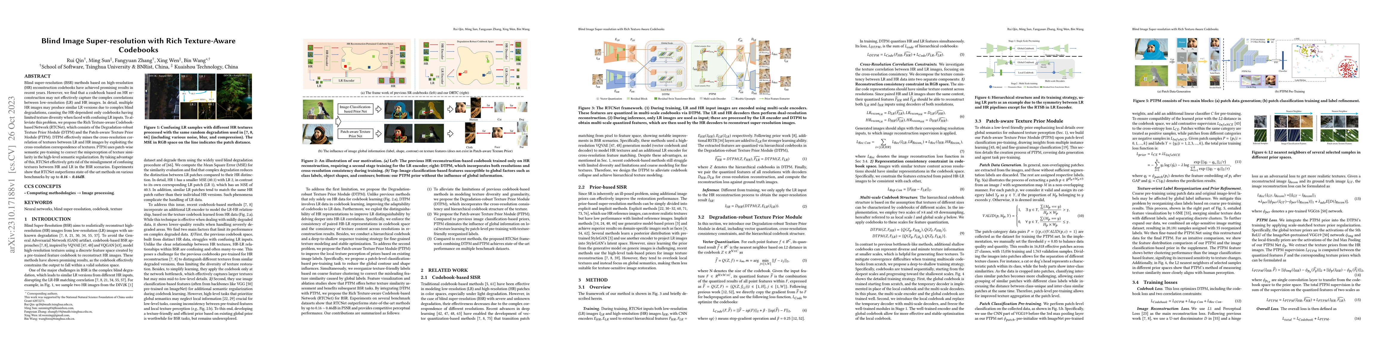 Thumbnail for Blind Image Super-resolution with Rich Texture-Aware Codebooks