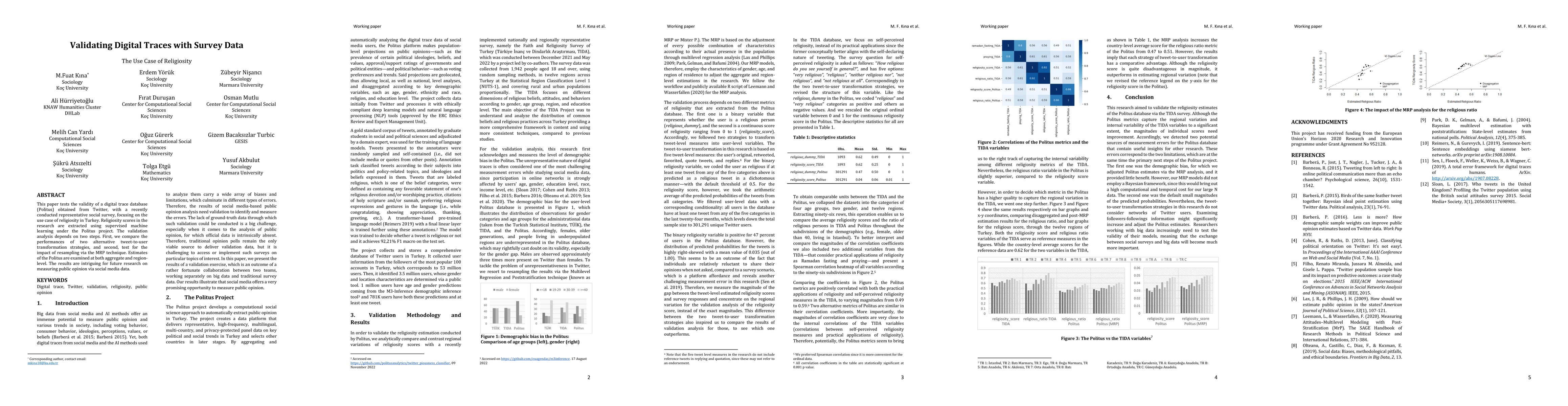 Thumbnail for Validating Digital Traces with Survey Data: The Use Case of Religiosity