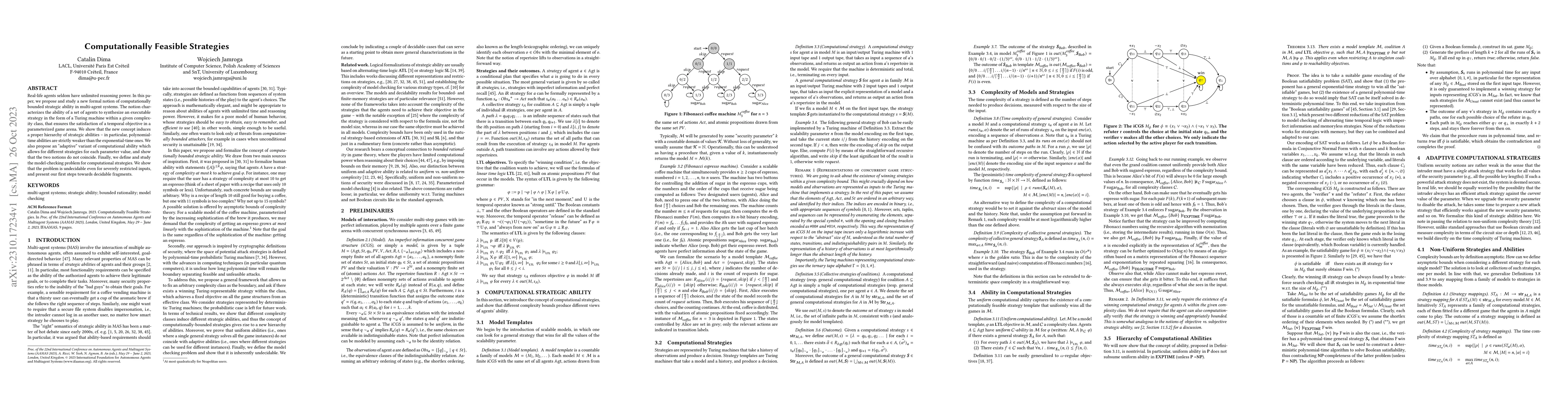 Thumbnail for Computationally Feasible Strategies