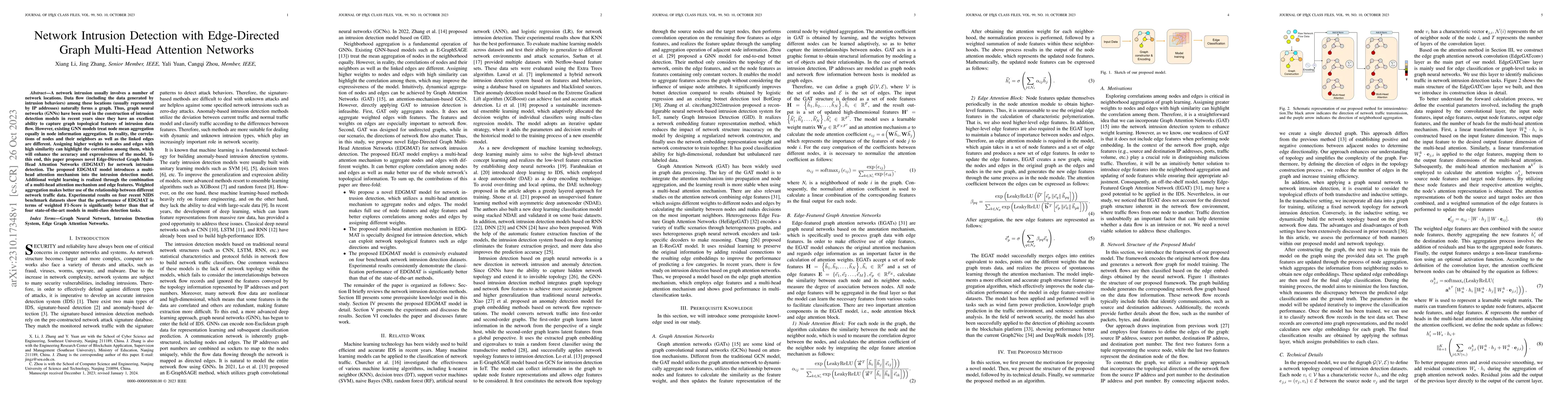 Thumbnail for Network Intrusion Detection with Edge-Directed Graph Multi-Head
  Attention Networks