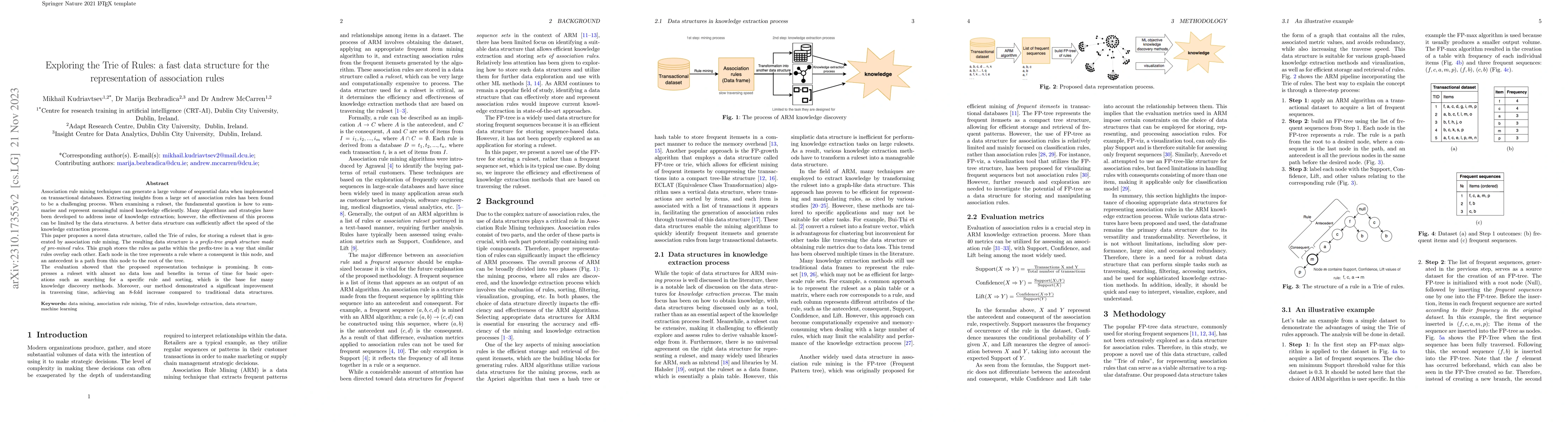 Thumbnail for Exploring the Trie of Rules: a fast data structure for the
  representation of association rules
