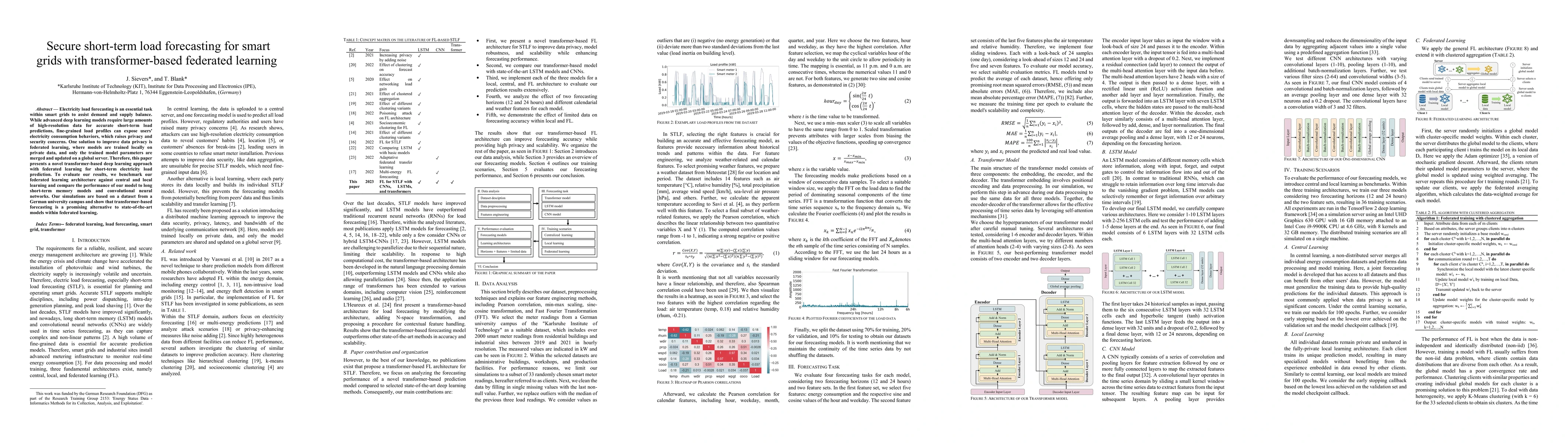 Thumbnail for Secure short-term load forecasting for smart grids with
  transformer-based federated learning