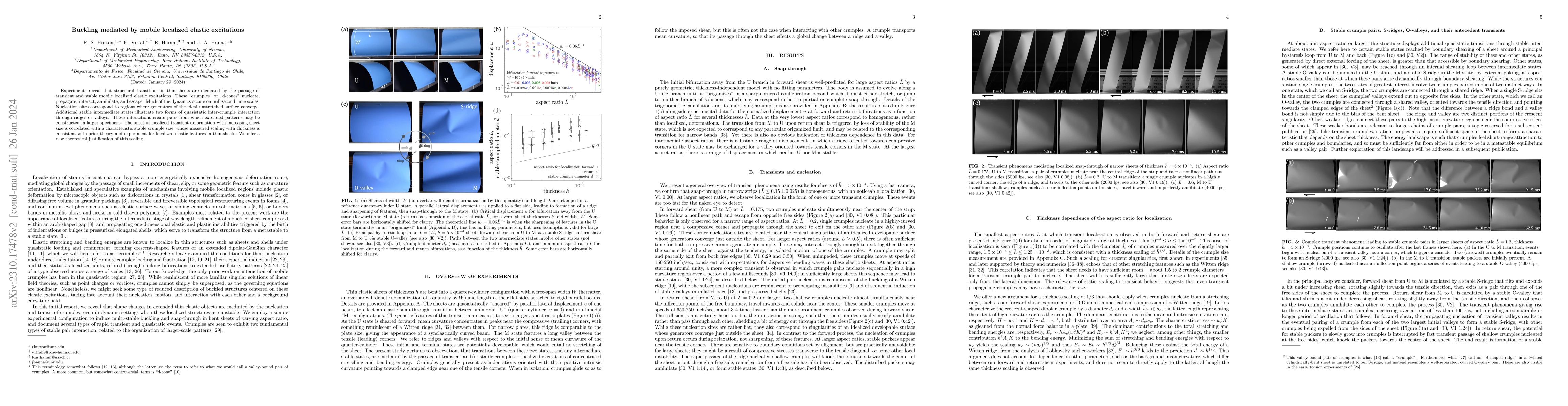 Thumbnail for Buckling mediated by mobile localized elastic excitations