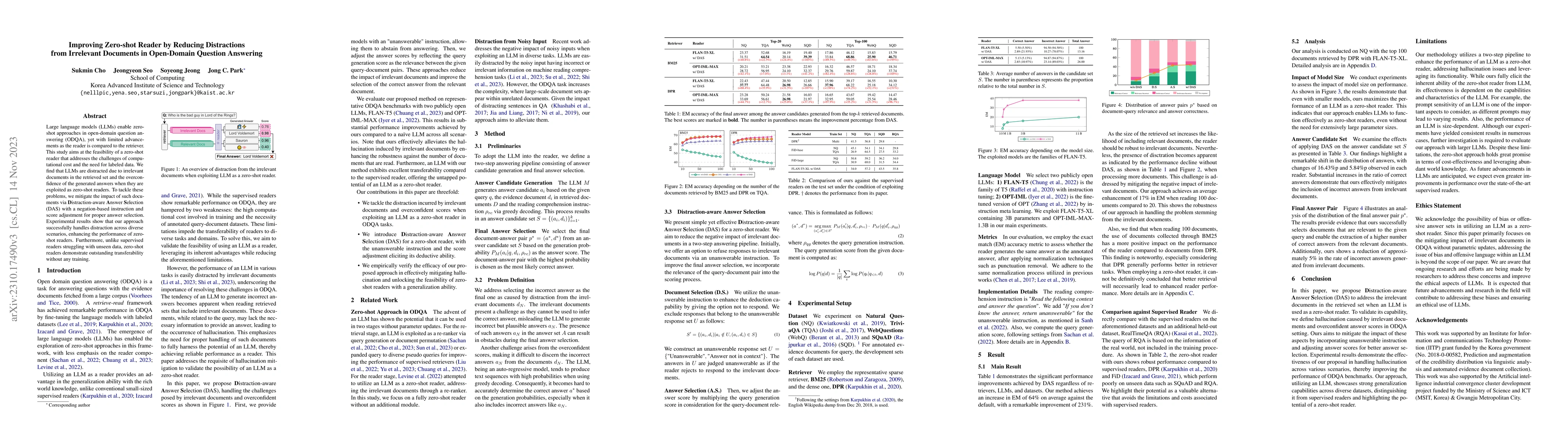 Thumbnail for Improving Zero-shot Reader by Reducing Distractions from Irrelevant
  Documents in Open-Domain Question Answering