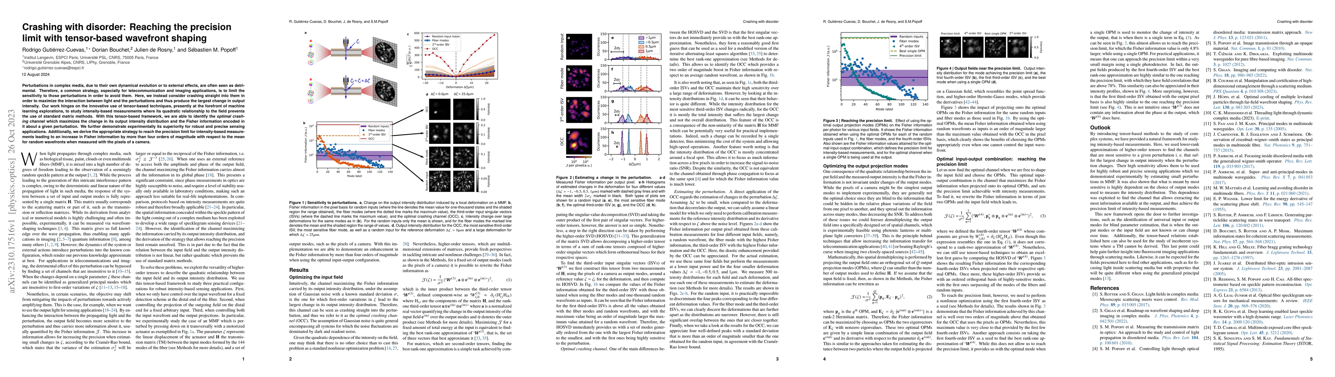 Thumbnail for Crashing with disorder: Reaching the precision limit with tensor-based
  wavefront shaping
