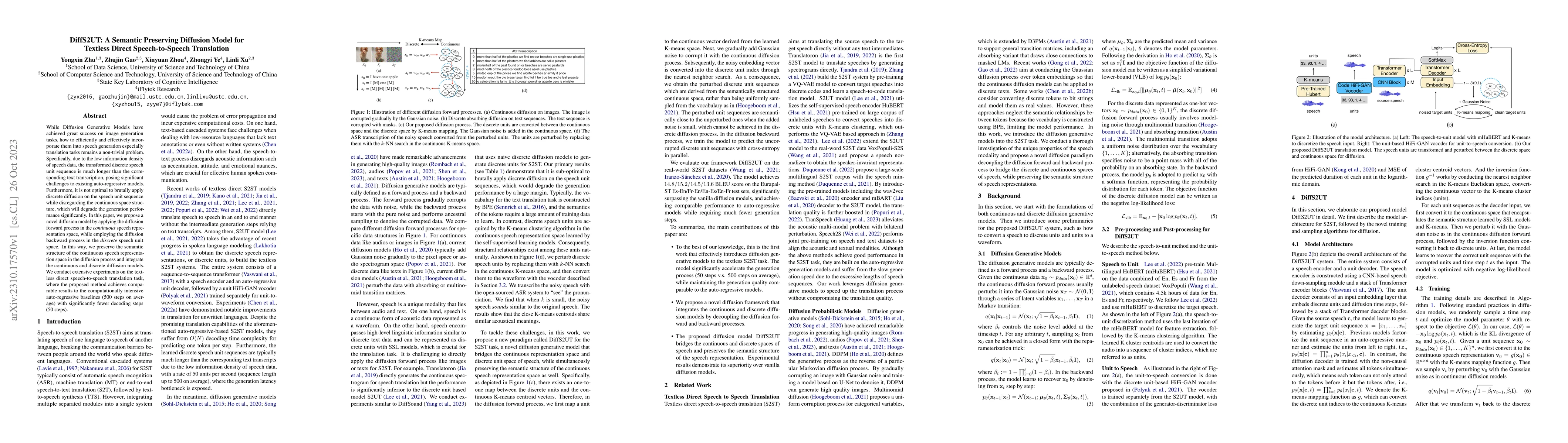 Thumbnail for DiffS2UT: A Semantic Preserving Diffusion Model for Textless Direct
  Speech-to-Speech Translation