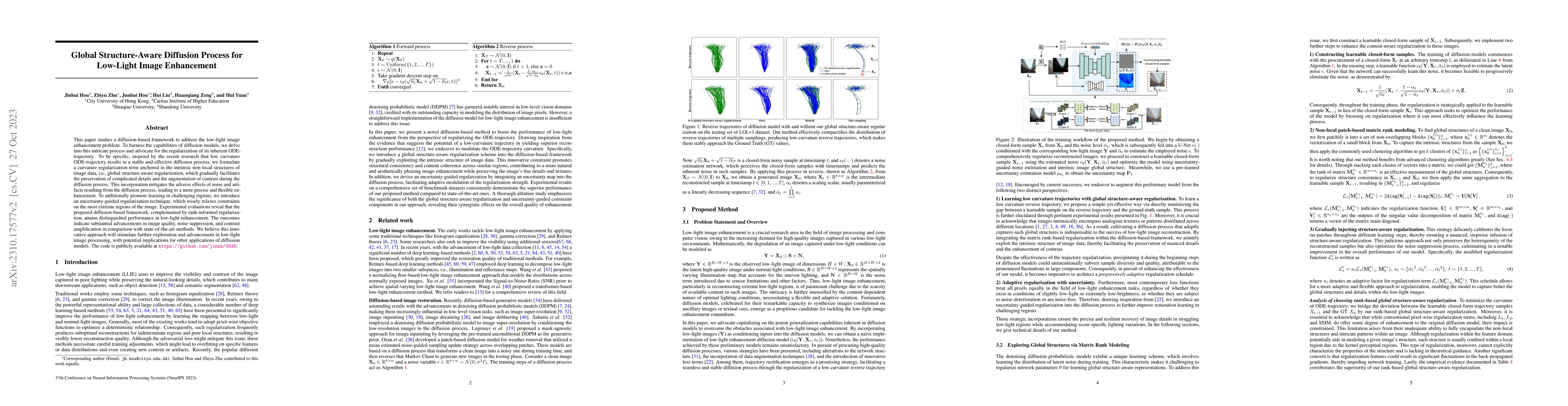 Thumbnail for Global Structure-Aware Diffusion Process for Low-Light Image Enhancement