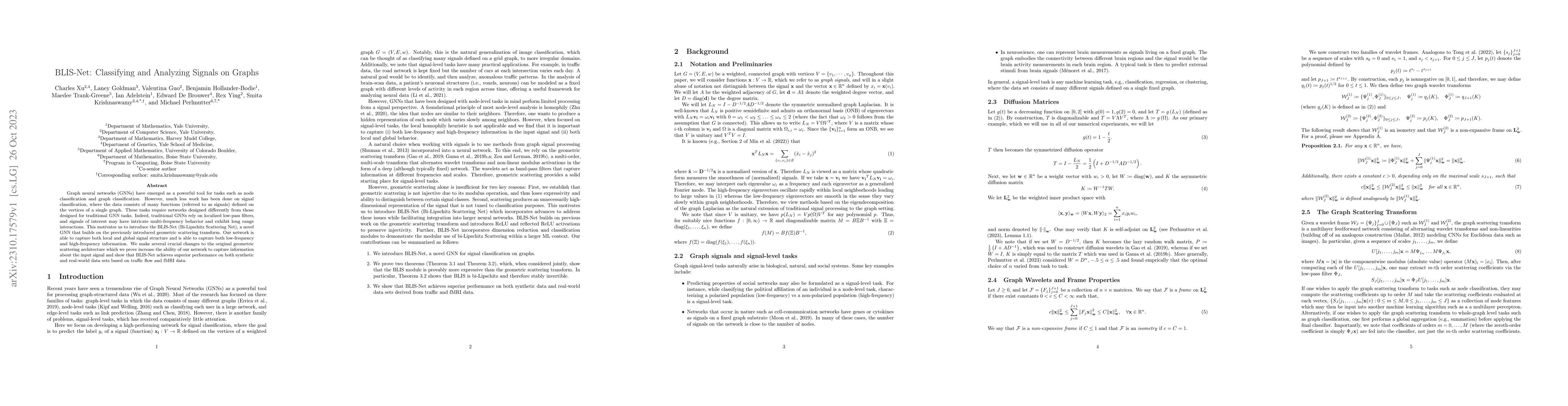 Thumbnail for BLIS-Net: Classifying and Analyzing Signals on Graphs
