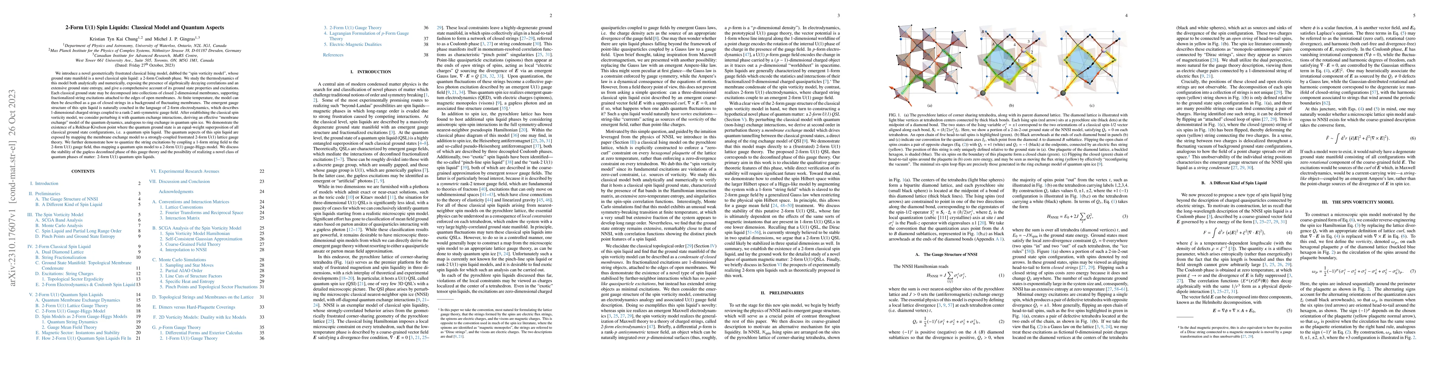 Thumbnail for 2-Form U(1) Spin Liquids: Classical Model and Quantum Aspects