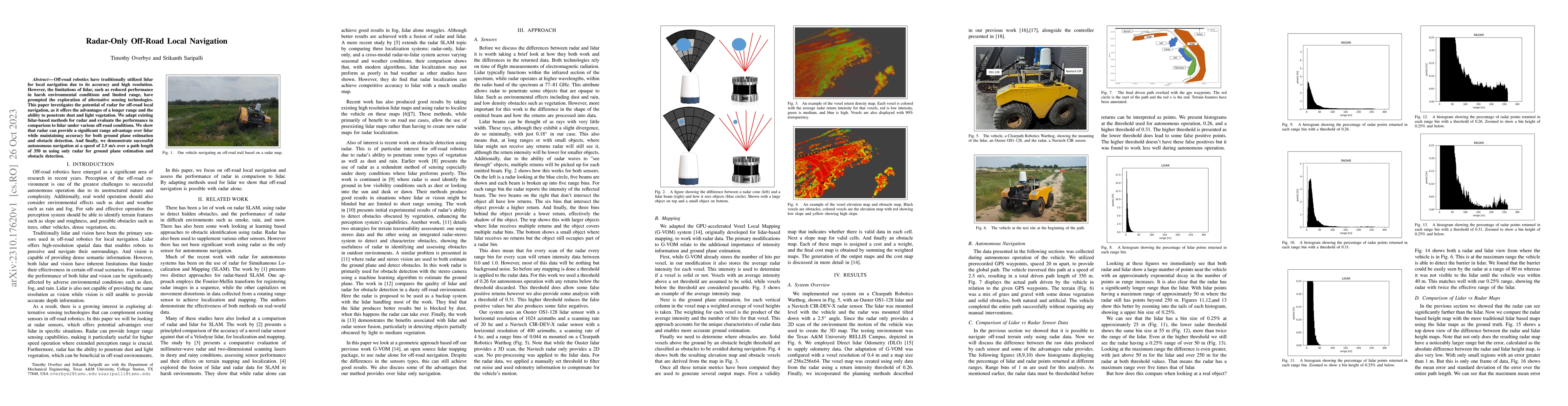 Thumbnail for Radar-Only Off-Road Local Navigation