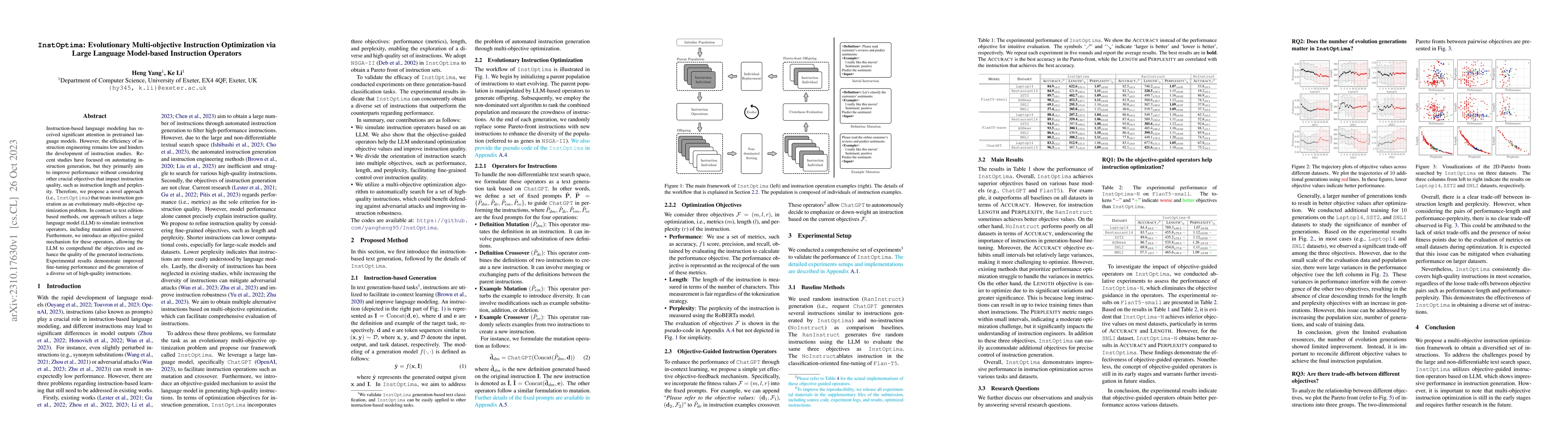 Thumbnail for InstOptima: Evolutionary Multi-objective Instruction Optimization via
  Large Language Model-based Instruction Operators