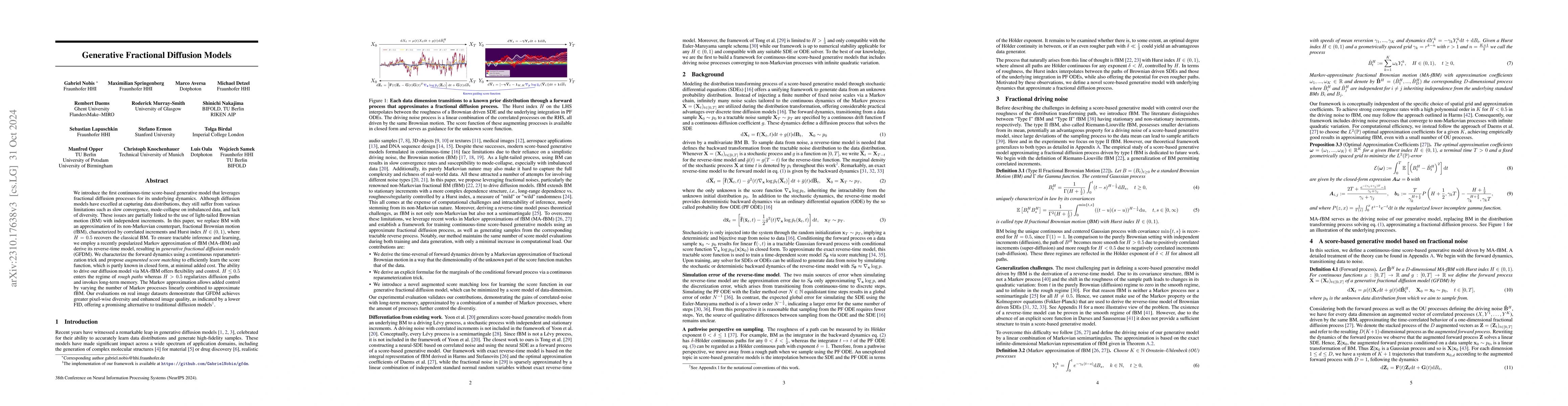 Thumbnail for Generative Fractional Diffusion Models