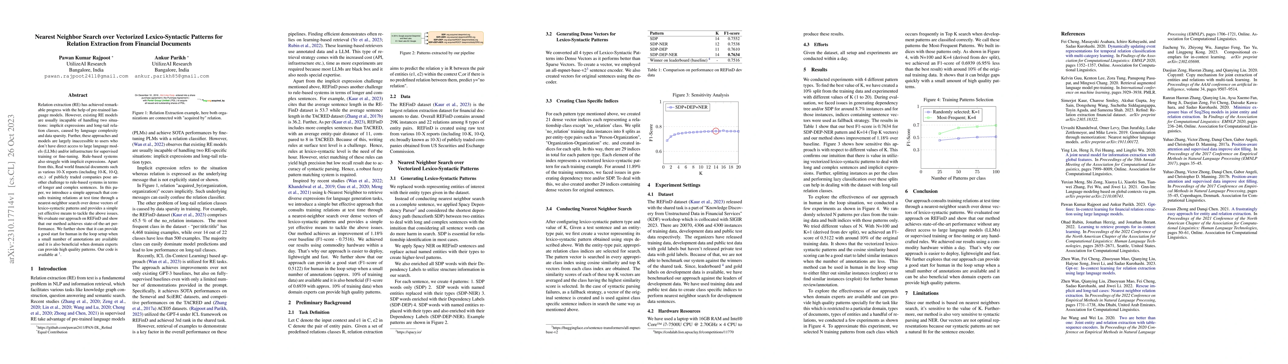 Thumbnail for Nearest Neighbor Search over Vectorized Lexico-Syntactic Patterns for
  Relation Extraction from Financial Documents