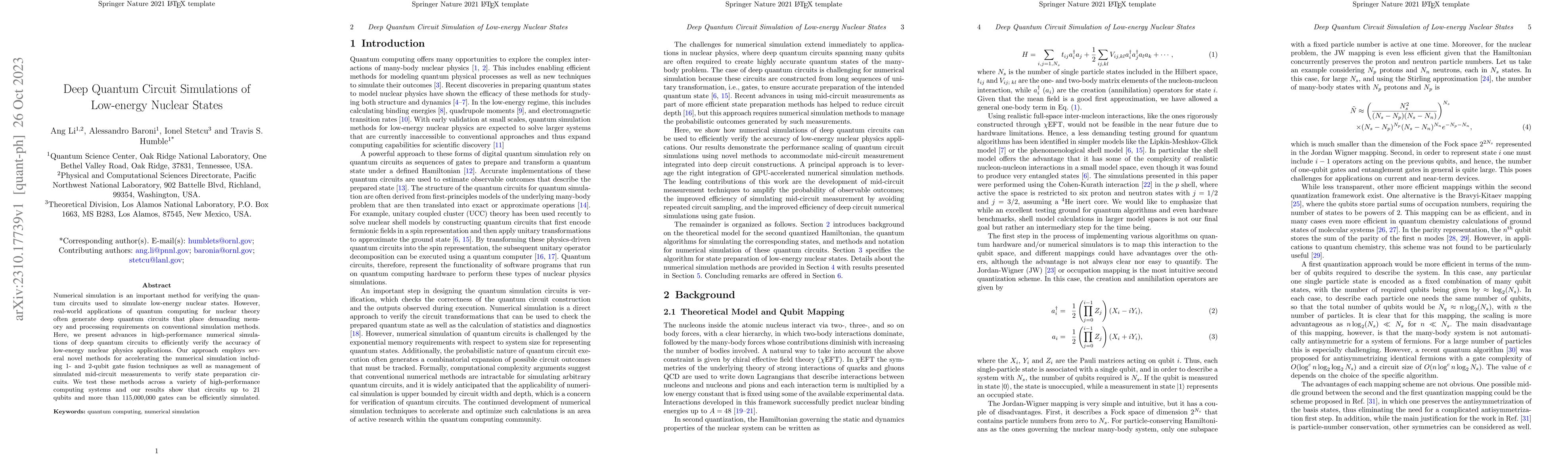 Thumbnail for Deep Quantum Circuit Simulations of Low-Energy Nuclear States