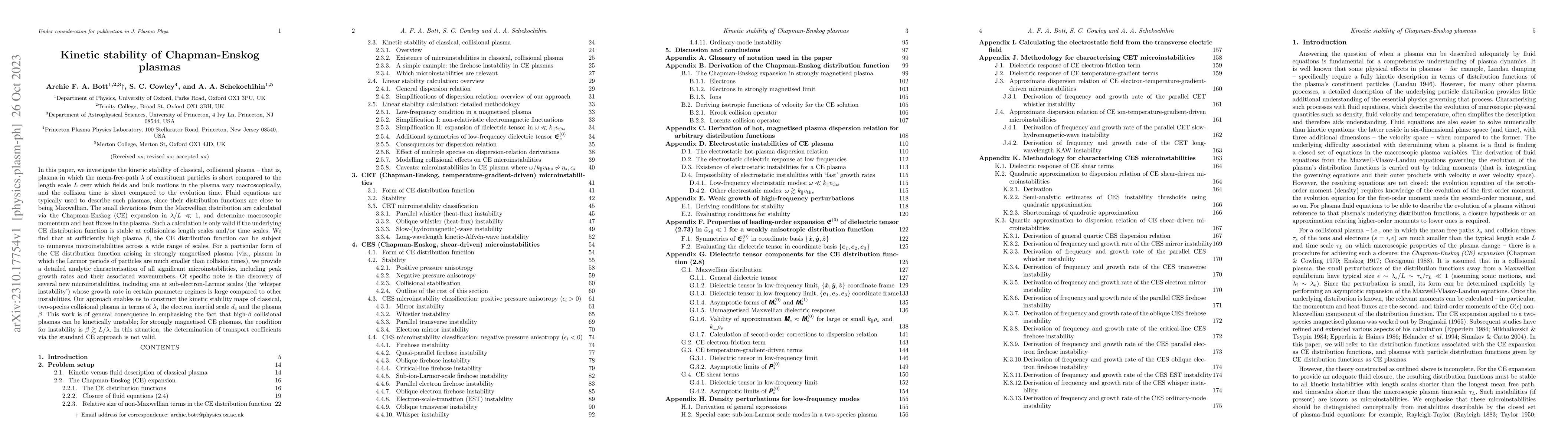 Thumbnail for Kinetic stability of Chapman-Enskog plasmas