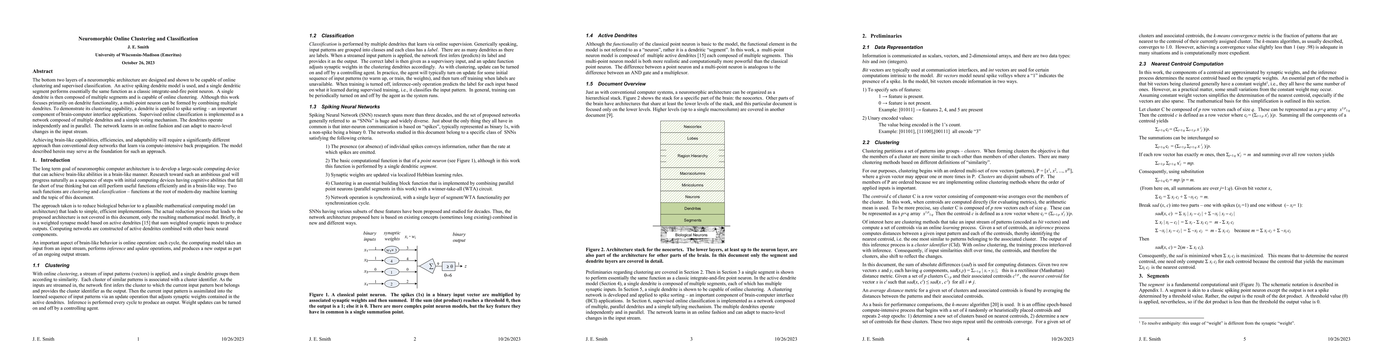 Thumbnail for Neuromorphic Online Clustering and Classification