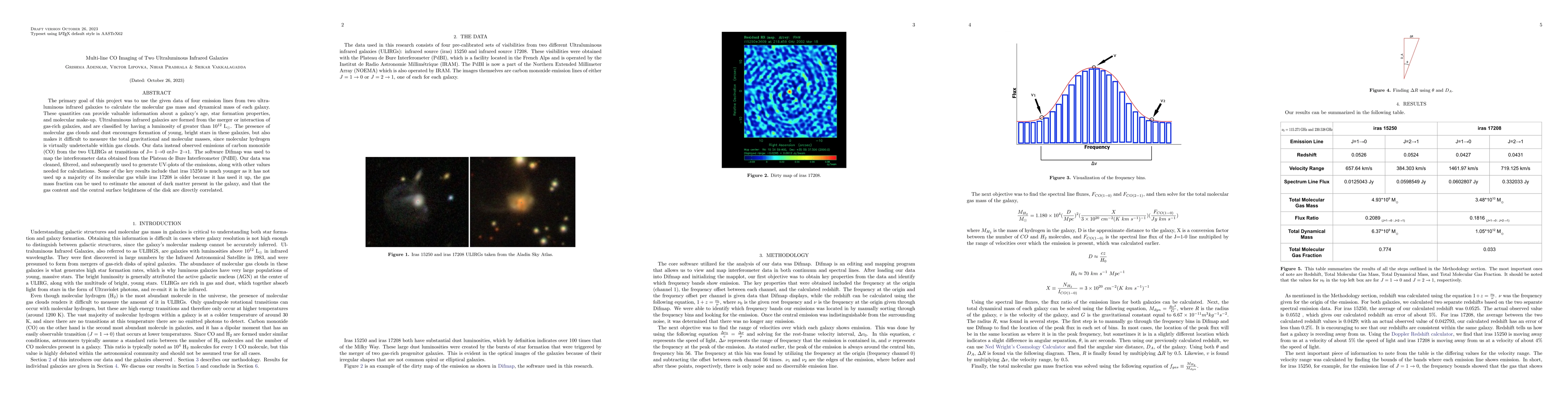 Thumbnail for Multi-line CO Imaging of Two Ultra-luminous Infrared Galaxies