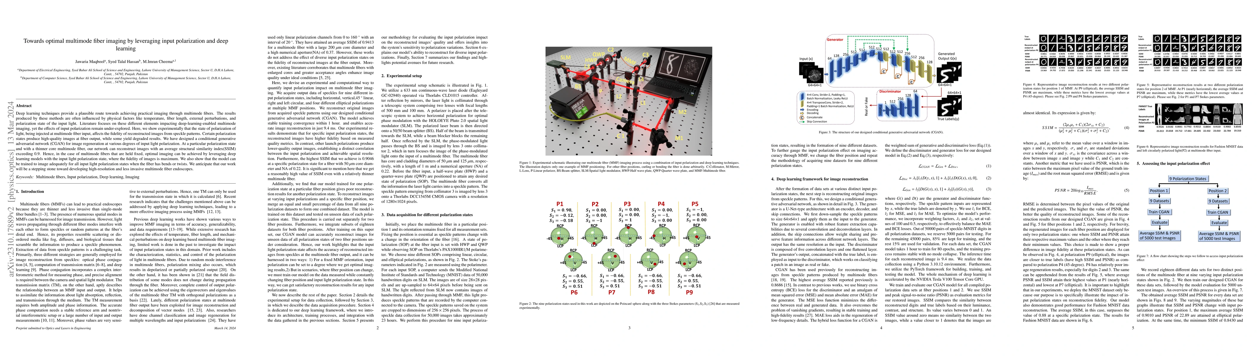 Thumbnail for Towards optimal multimode fiber imaging by leveraging input polarization
  and deep learning
