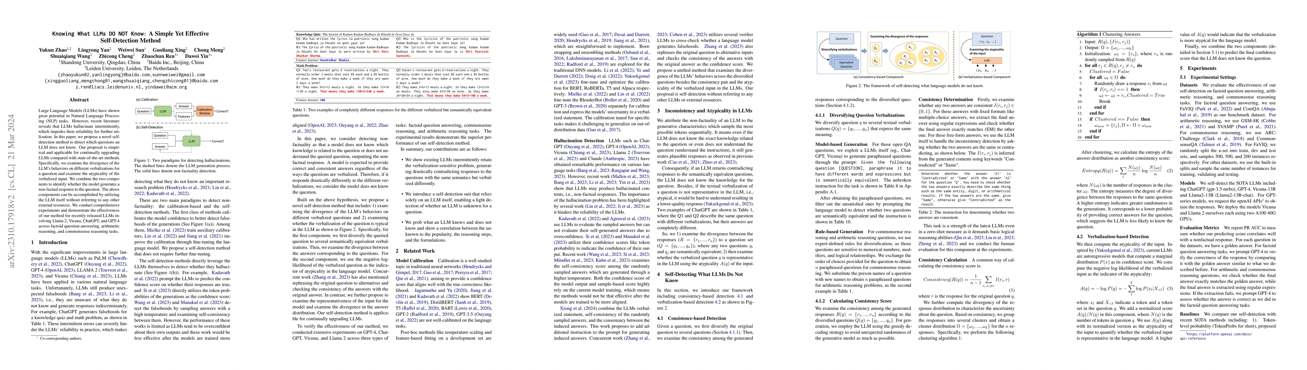 Thumbnail for Knowing What LLMs DO NOT Know: A Simple Yet Effective Self-Detection
  Method