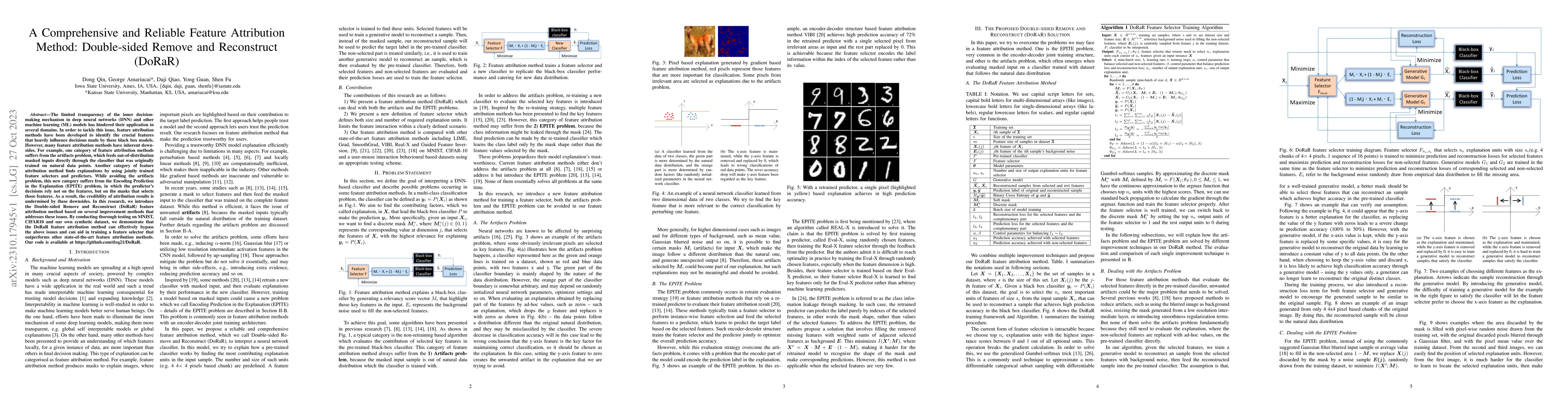 Thumbnail for A Comprehensive and Reliable Feature Attribution Method: Double-sided
  Remove and Reconstruct (DoRaR)