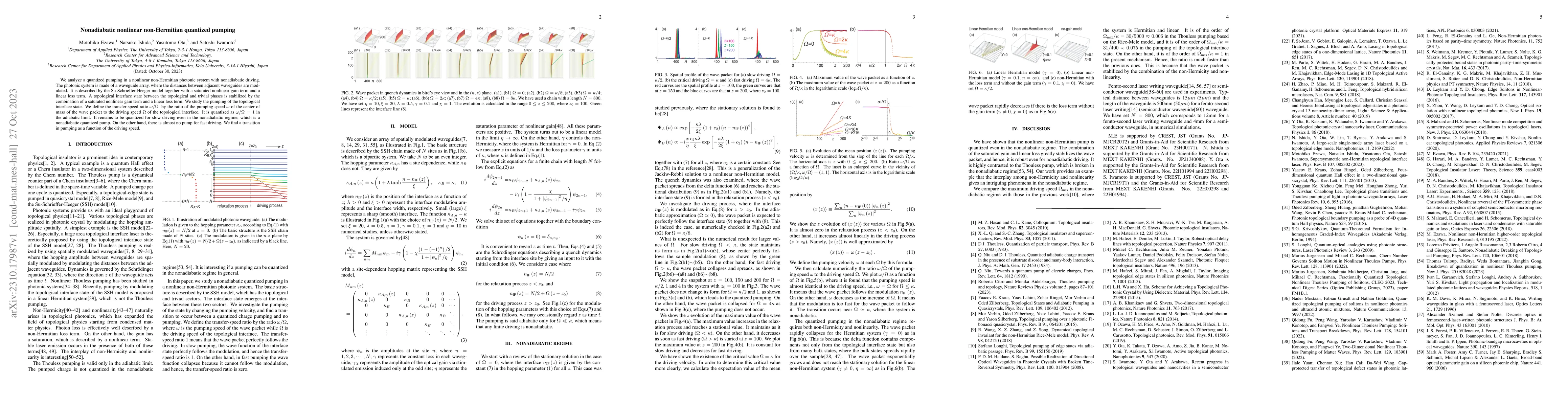 Thumbnail for Nonadiabatic nonlinear non-Hermitian quantized pumping