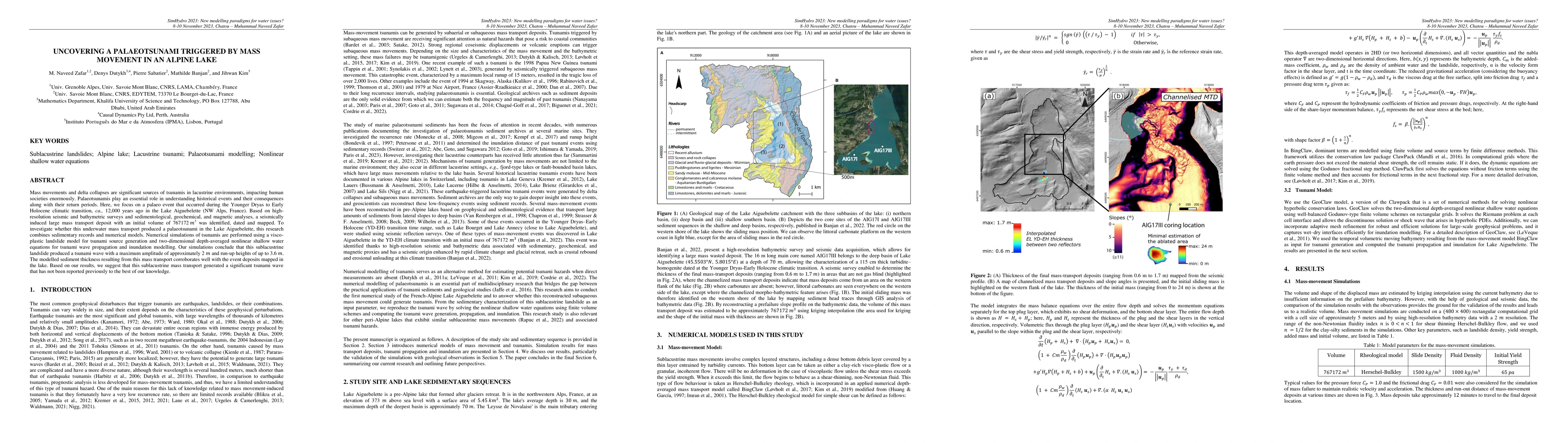 Thumbnail for Uncovering a Paleotsunami Triggered by Mass-Movement in an Alpine Lake