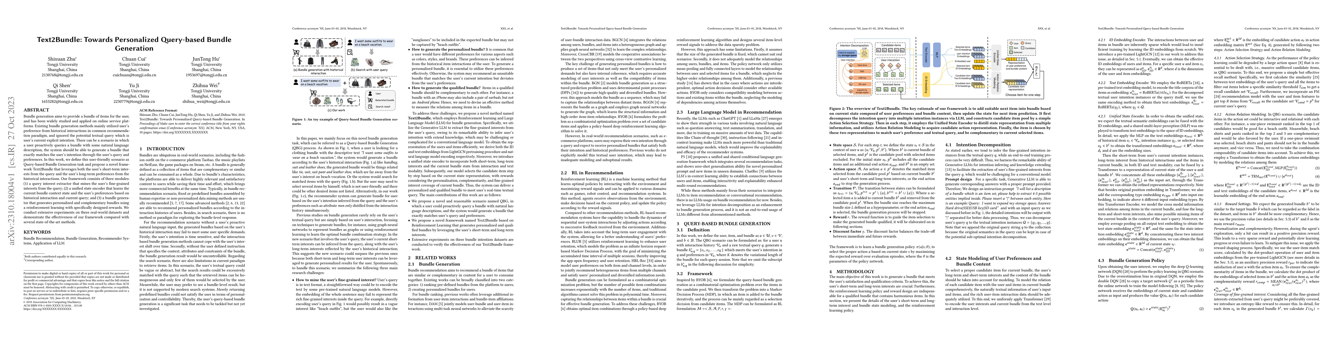 Thumbnail for Text2Bundle: Towards Personalized Query-based Bundle Generation