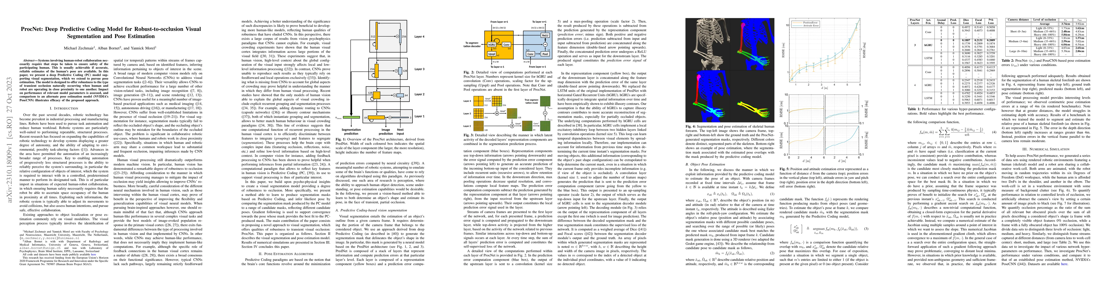 Thumbnail for ProcNet: Deep Predictive Coding Model for Robust-to-occlusion Visual
  Segmentation and Pose Estimation