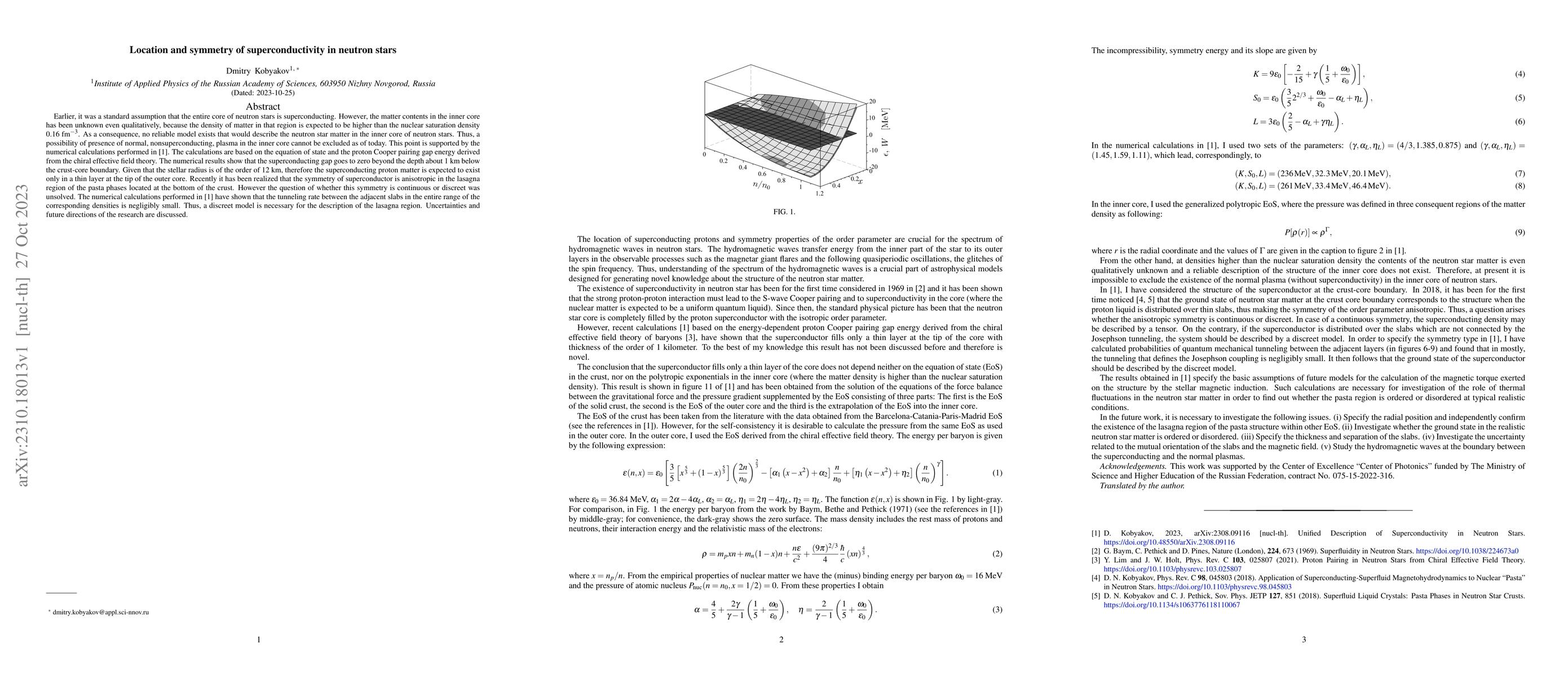 Thumbnail for Location and symmetry of superconductivity in neutron stars