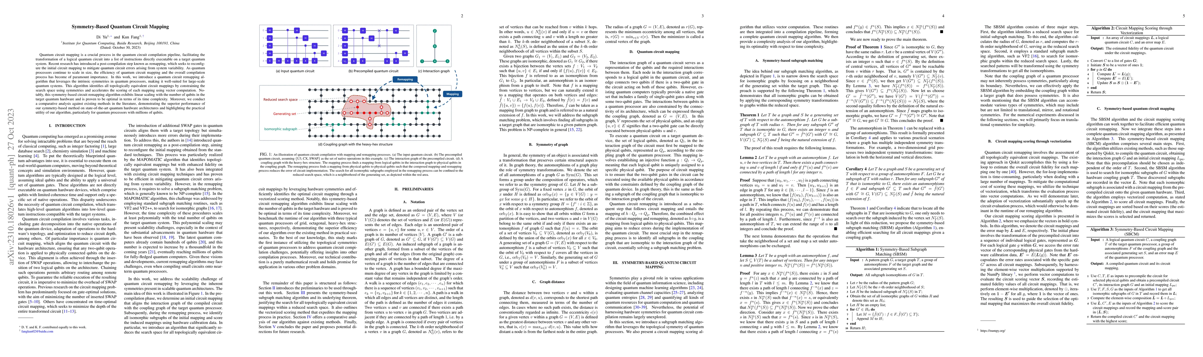Thumbnail for Symmetry-Based Quantum Circuit Mapping
