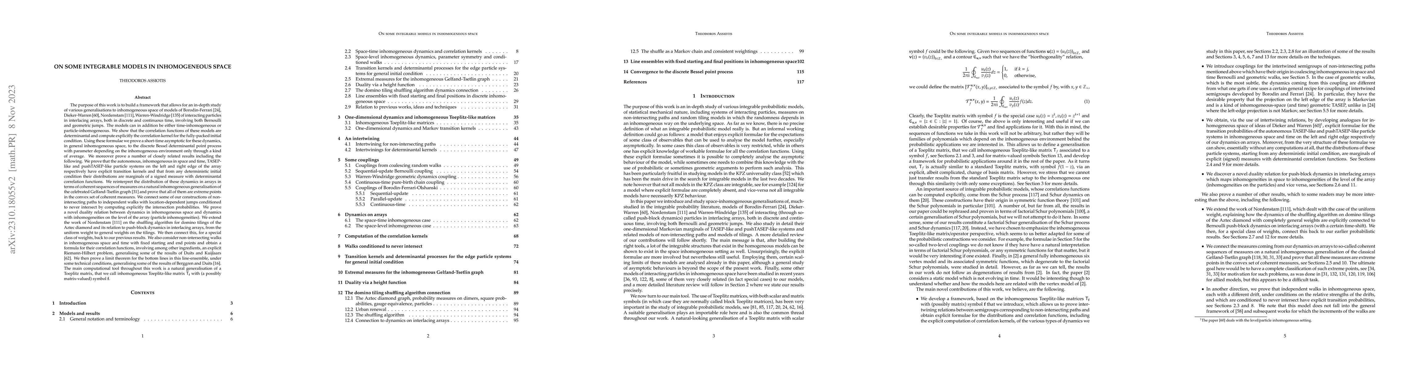 Thumbnail for On some integrable models in inhomogeneous space