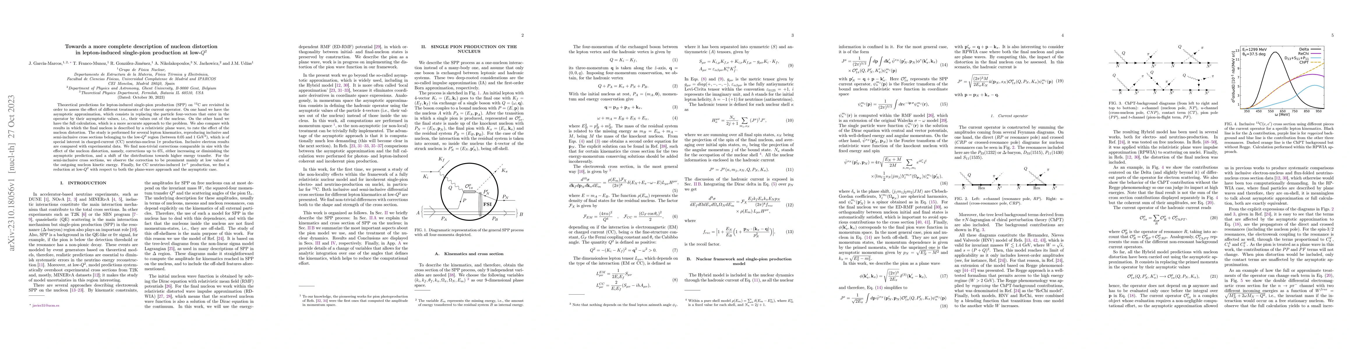 Thumbnail for Towards a more complete description of nucleon distortion in
  lepton-induced single-pion production at low-$Q^2$