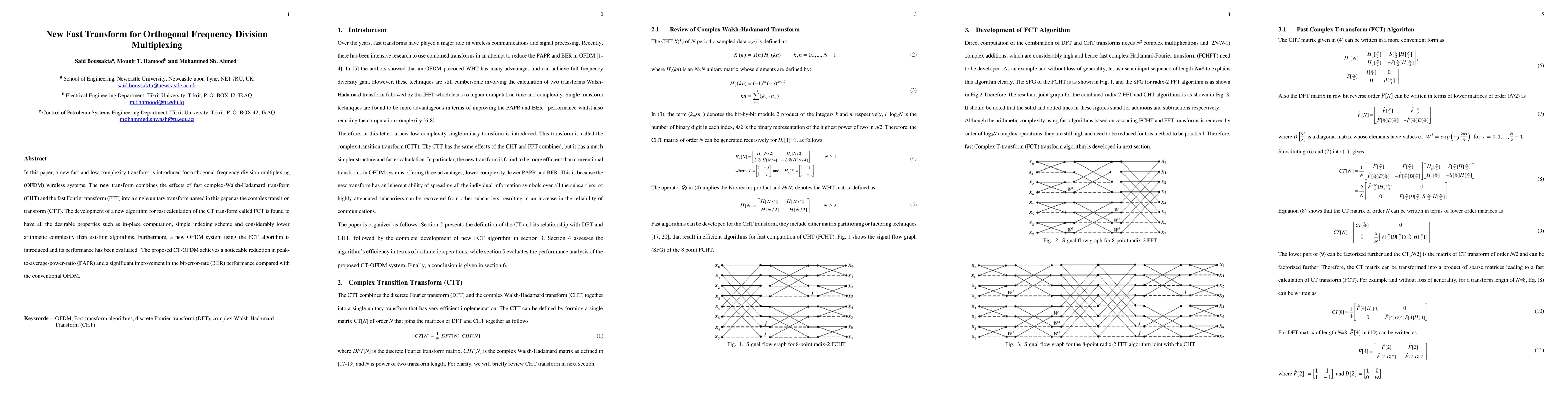 Thumbnail for New Fast Transform for Orthogonal Frequency Division Multiplexing