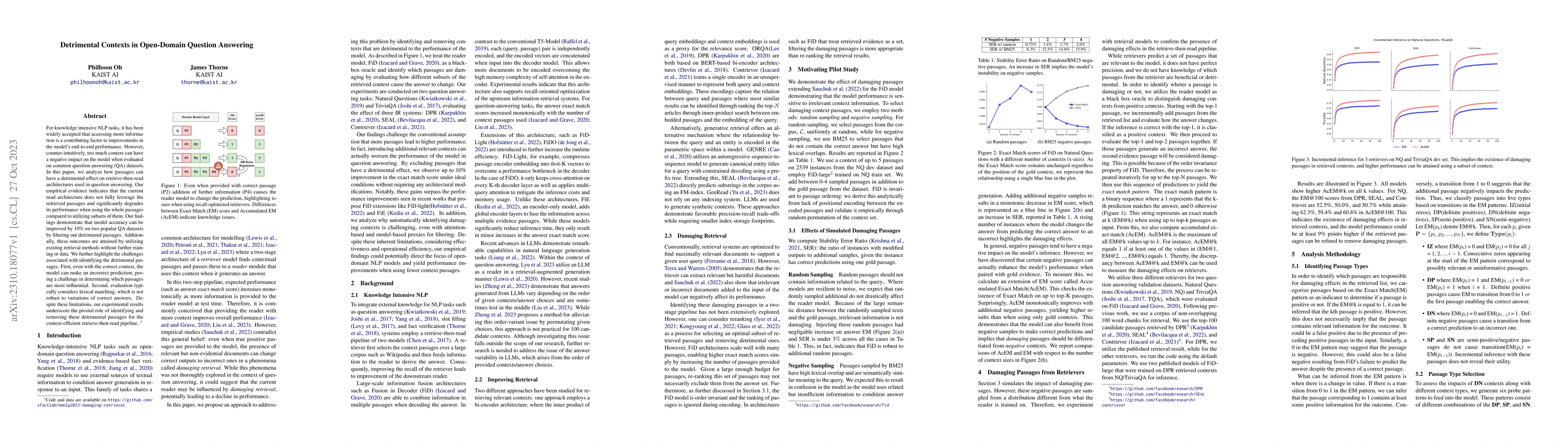 Thumbnail for Detrimental Contexts in Open-Domain Question Answering