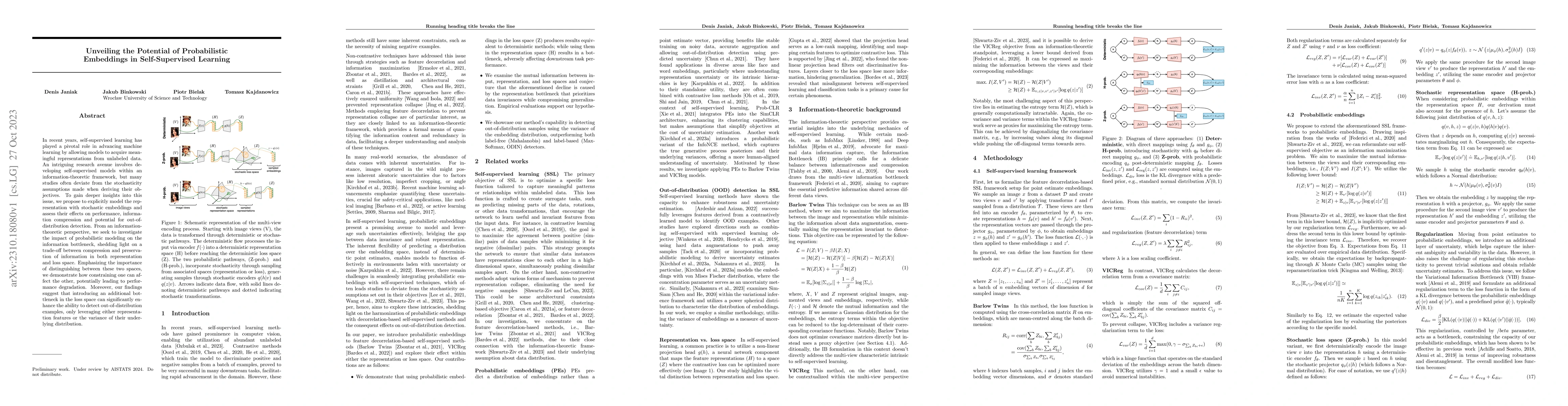 Thumbnail for Unveiling the Potential of Probabilistic Embeddings in Self-Supervised
  Learning