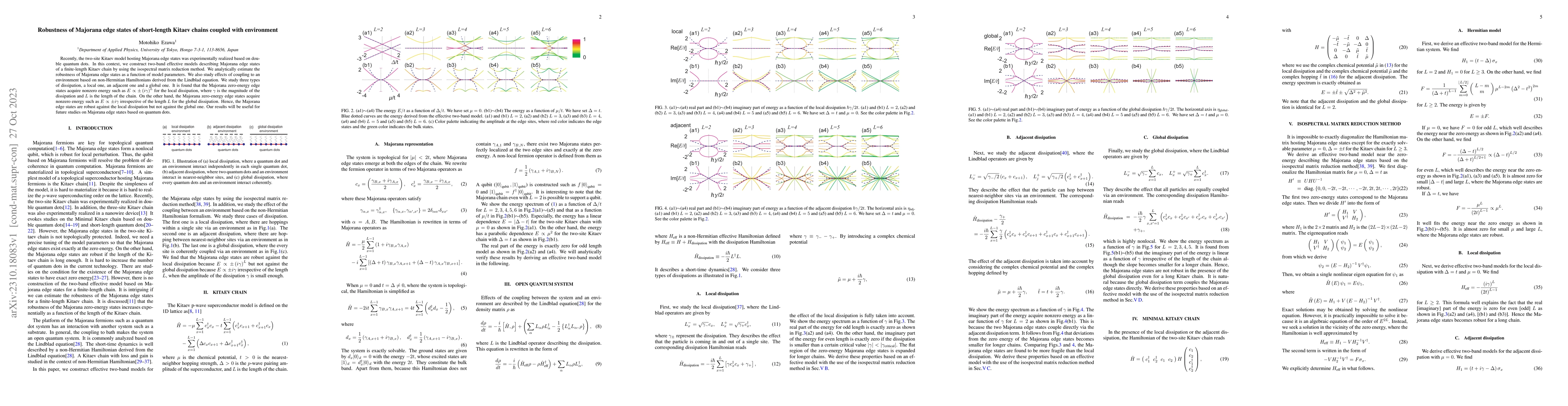 Thumbnail for Robustness of Majorana edge states of short-length Kitaev chains coupled
  with environment
