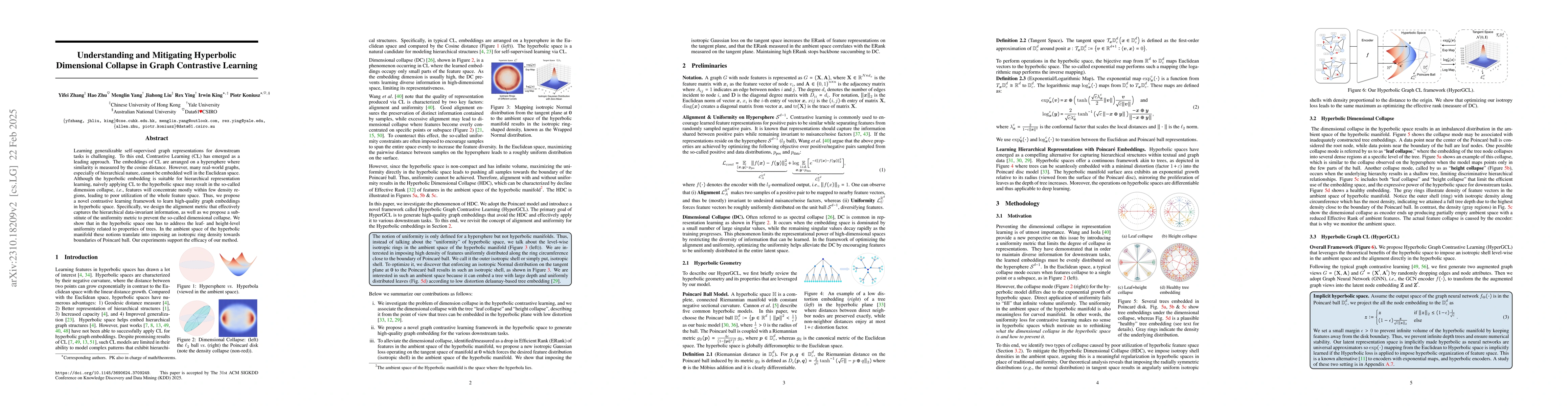 Thumbnail for Alignment and Outer Shell Isotropy for Hyperbolic Graph Contrastive
  Learning