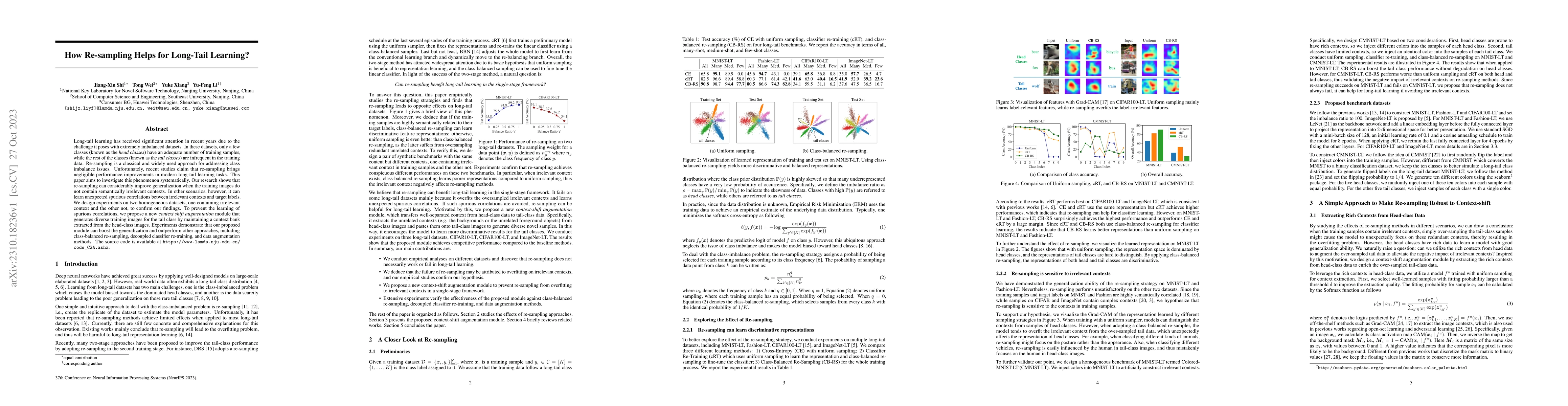 Thumbnail for How Re-sampling Helps for Long-Tail Learning?
