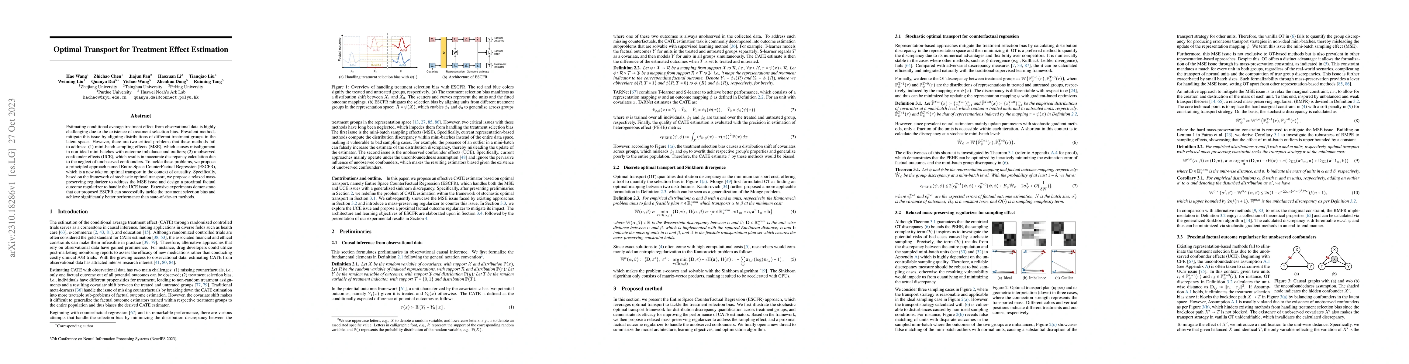 Thumbnail for Optimal Transport for Treatment Effect Estimation