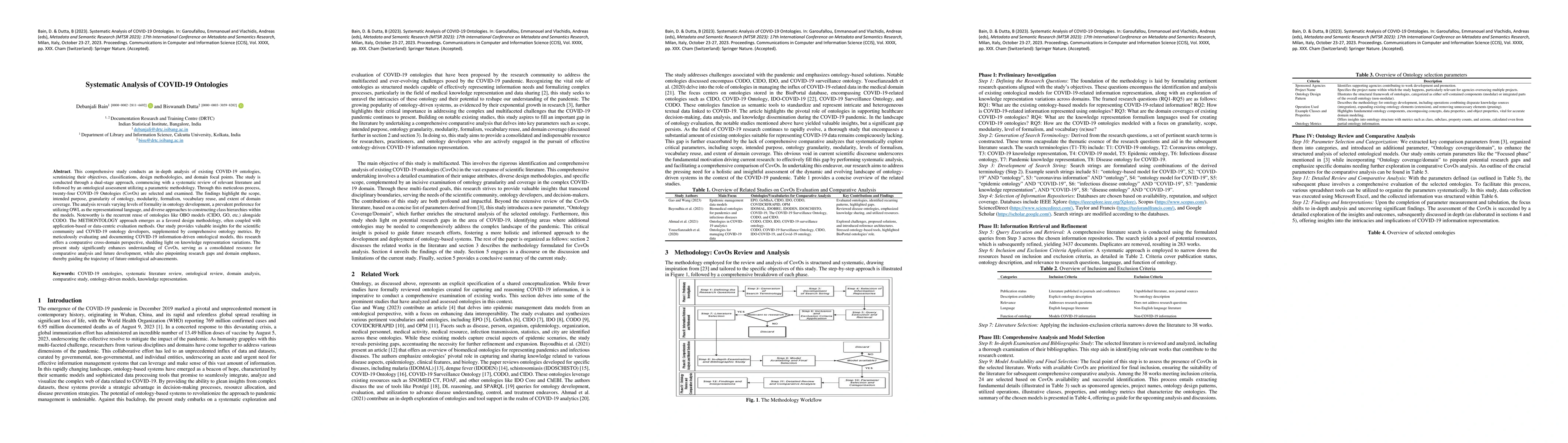 Thumbnail for Systematic Analysis of COVID-19 Ontologies