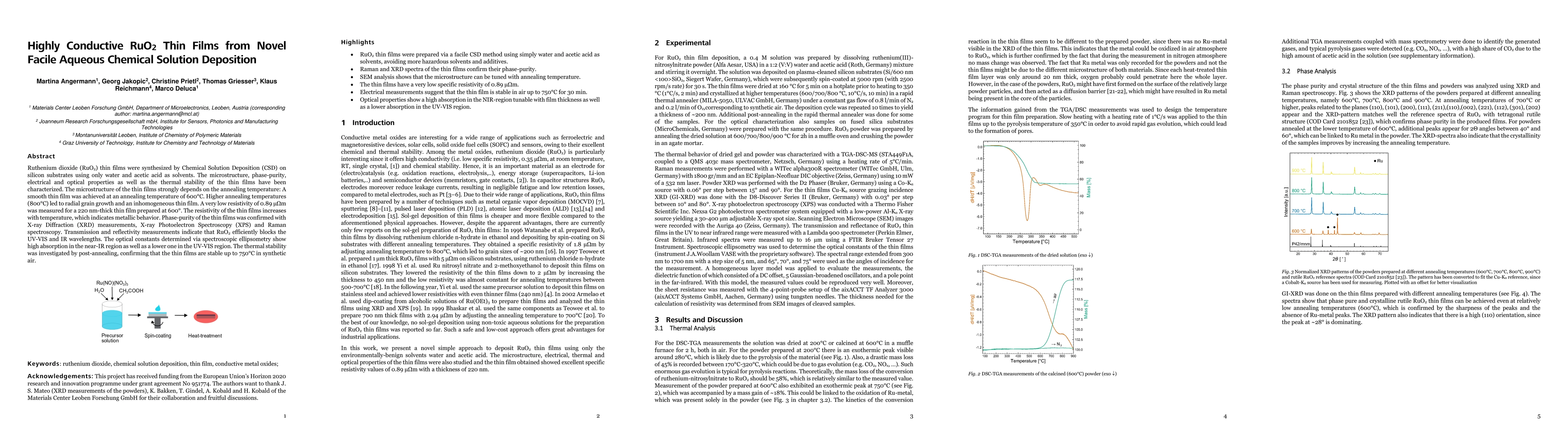 Thumbnail for Highly Conductive RuO$_2$ Thin Films from Novel Facile Aqueous Chemical
  Solution Deposition